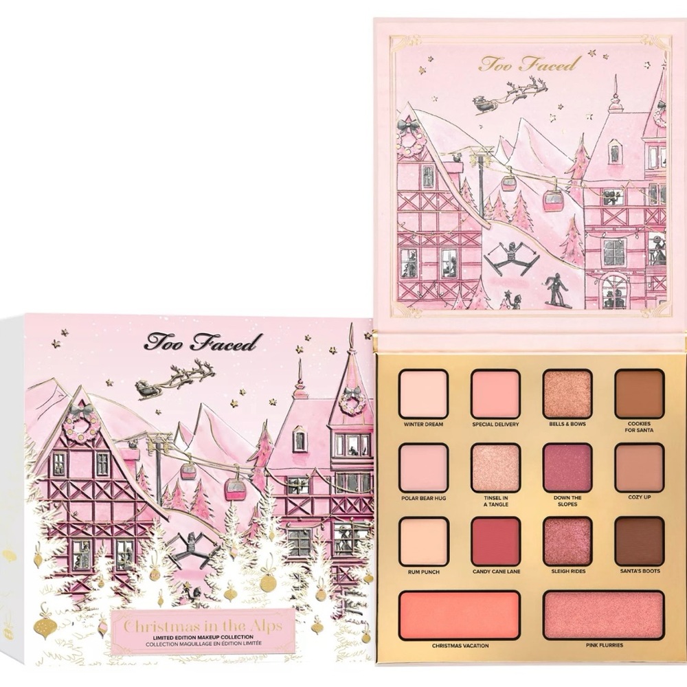 Too faced Christmas in the Alps palette